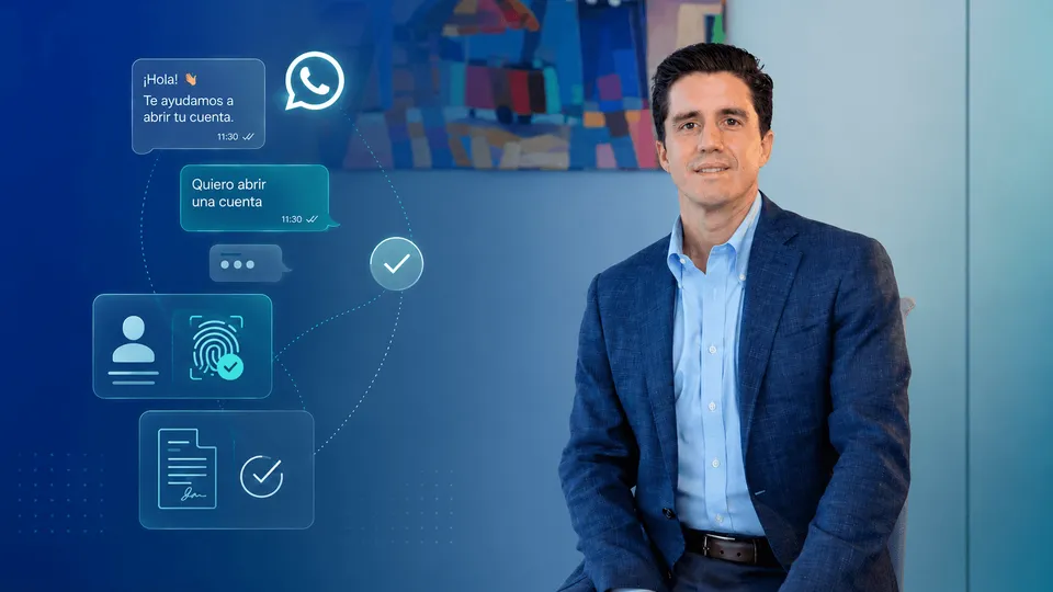 O banco que transformou o WhatsApp em sua nova agência para abrir contas